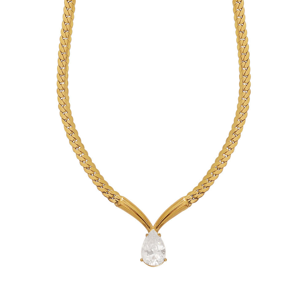 Lyra Drop Necklace