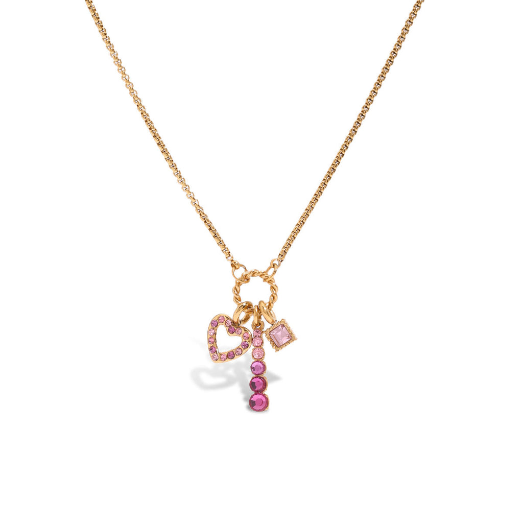 Amour Pink Charm Necklace