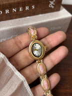 Rose Quartz Oval Vintage Watch