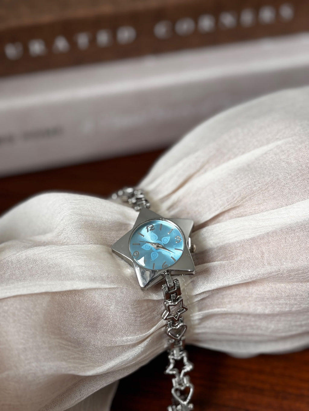 Celestial Star Bracelet Watch - Blue & Silver