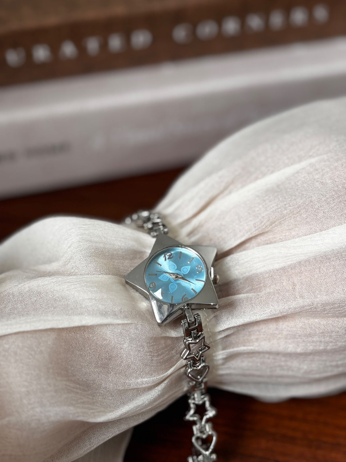 Celestial Star Bracelet Watch - Blue & Silver