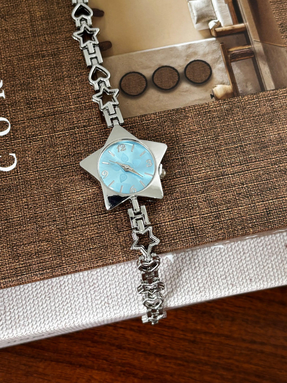 Celestial Star Bracelet Watch - Blue & Silver