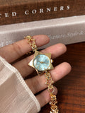 Celestial Star Bracelet Watch - Blue & Golden