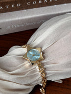 Celestial Star Bracelet Watch - Blue & Golden