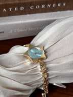 Celestial Star Bracelet Watch - Blue & Golden