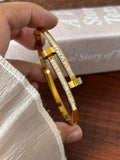 The Gold Nail Bangle
