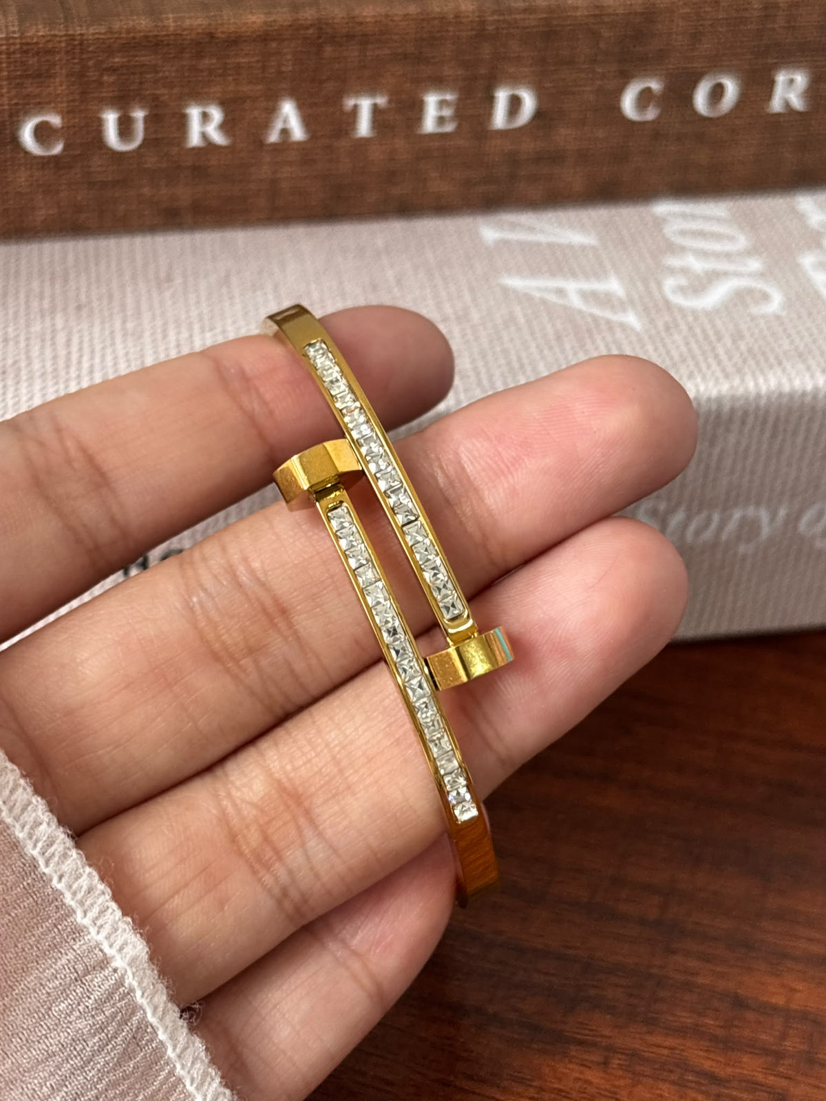 The Gold Nail Bangle