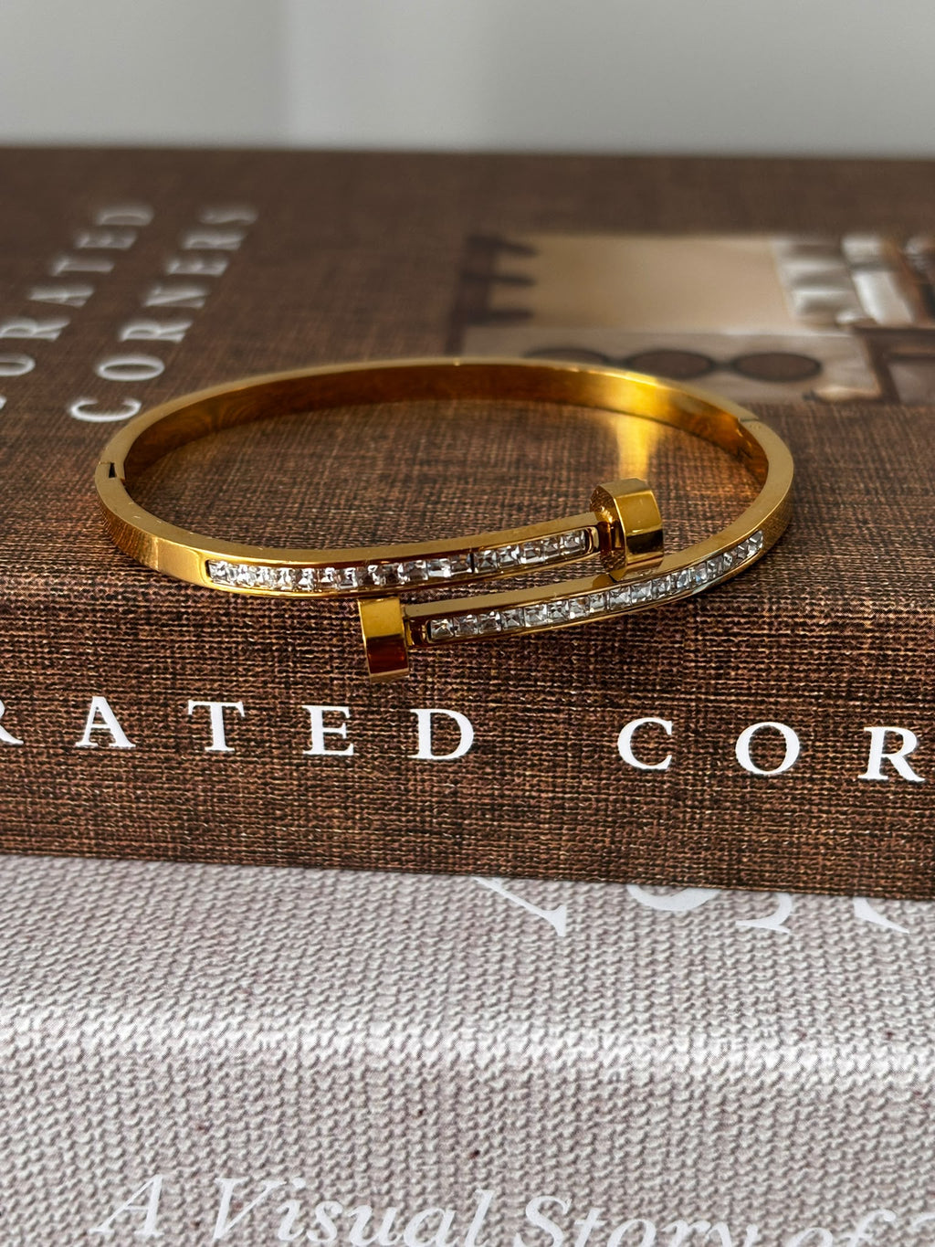 The Gold Nail Bangle