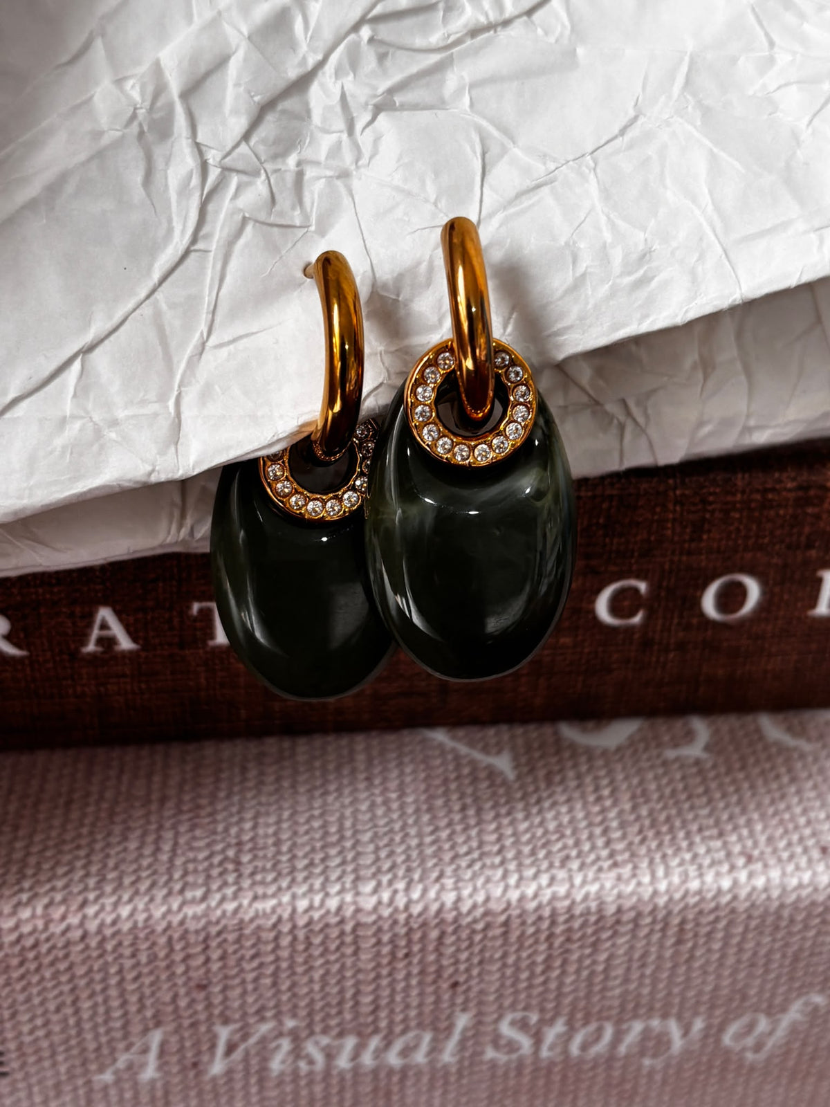 Autumn Olive Earrings
