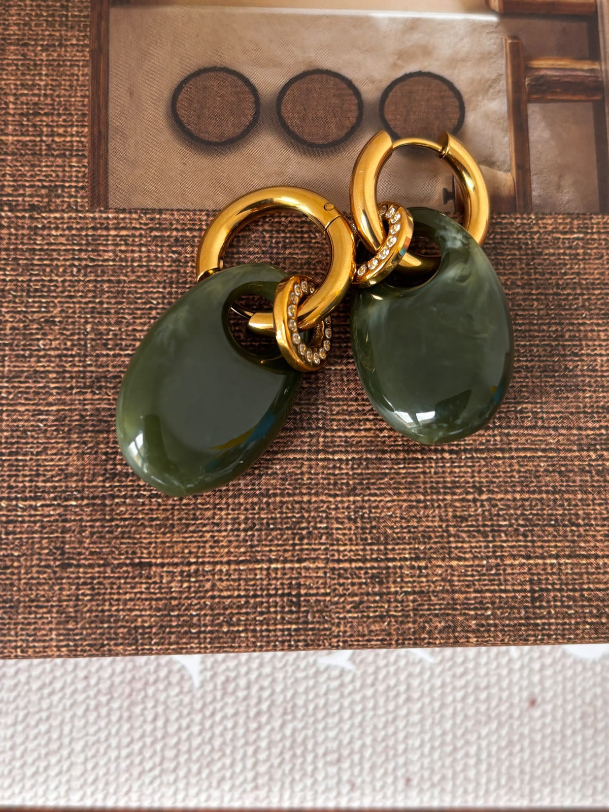Autumn Olive Earrings