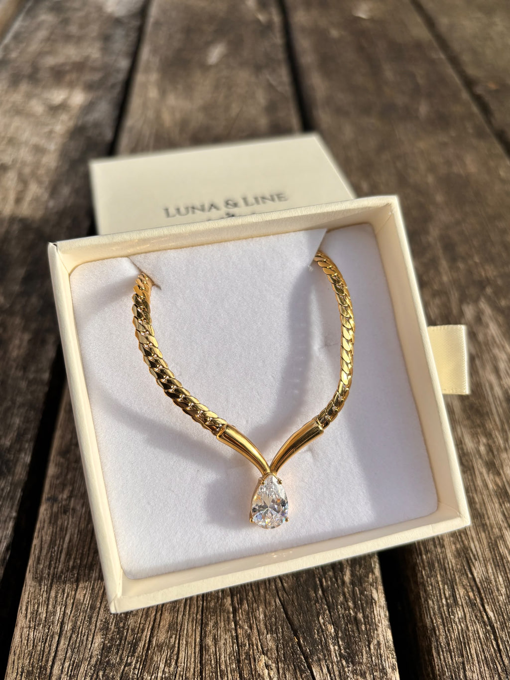 Lyra Drop Necklace